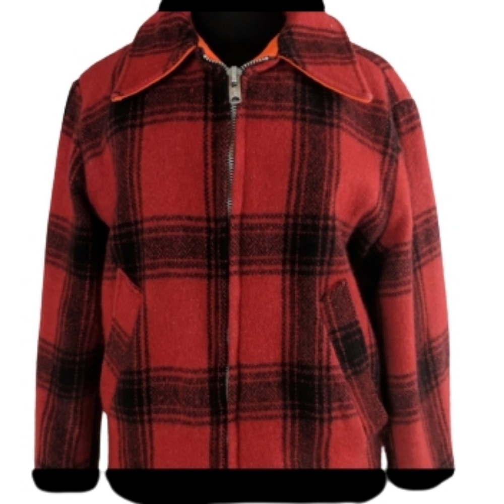 Buffalo Wool Mackinaw Jacket Vintage Hunti…